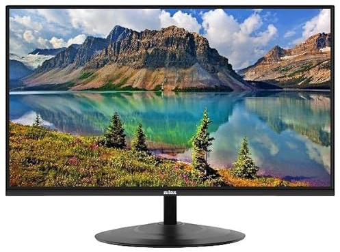 Nilox NXMMIPS240005 Monitor 24 Pollici Full HD, Monitor da Computer LED-IPS, Tempo di Risposta 1ms e Luminosità 300 cd/m2, Porte HDMI-VGA-TYPE C, Protezione degli Occhi Low Blue Light