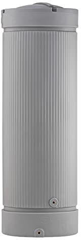 Regentonne 1000l grau Athen Liter aus UV- und witterungsbeständigem Material. Frostsichere Regenwassertonne BZW. Regenfass Regenwassertank mit hochwertigen Messinganschlüssen