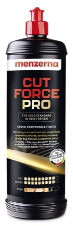 Menzerna Cut Force Pro Auto Politur 1000ml 3in1 |All in One Autopolitur zum Kratzer entfernen| Profi One Step Polierpaste Schleifpaste für alle Lackarten |Poliermittel zur Lackpolitur