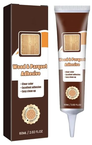 ROFPM Pegamento para Madera Extrafuerte, Transparente, Resistente al Agua, Rápido, Ideal para Reparación de Muebles y Suelos