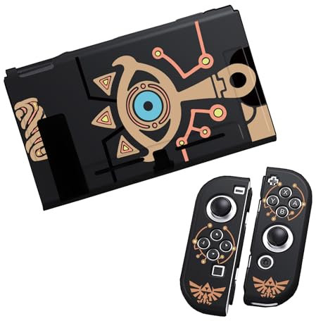 BAYINBROOK Coque de Protection pour Switch NS, Étui Switch NS Housse, Silice Durable Anti-Rayures Case Accessoires, Fabriqué en Matériau TPU, pour Switch NS Console et Contrôleur (E)