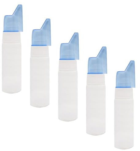 DEARMAMY Pulverizador Nasal Vacío 70ml de Abs, Botella Reutilizable Azul