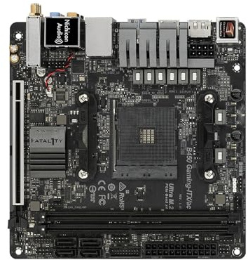 Scheda madre Fit For ASRock B450 GAMING-ITX/AC Socket AM4 Supporta CPU Ryzen 5 5600G 5600 R7 5700X3D 5800X DDR4 M.2 PCIe 3.0 Mini ITX scheda madre