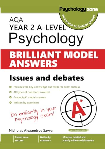 AQA A level Psychology : BRILLIANT MODEL ANSWERS: Issues and Debates (Year 2): We cover all types of exam questions (over 60 model answers).