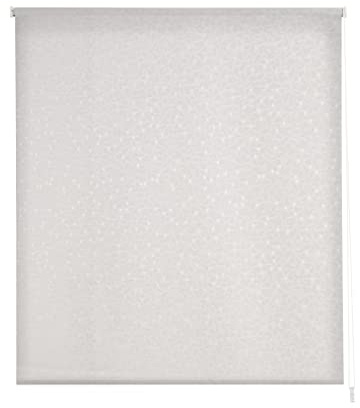 Estoralis Salem Tenda a Rullo Jacquard, Bianco, 110 x 250 cm