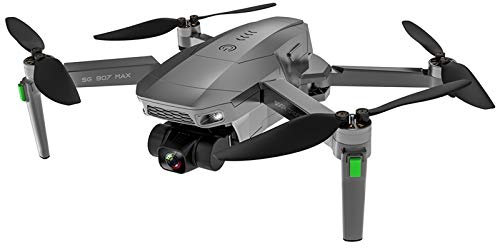 SG907 Pro MAX Drone avec Caméra HD 4K 1,2KM 25 Min de Temps de Vol 3 Axes Cardan 5G WiFi FPV Drone professionnel sans balais quadricoptère Positionnement du flux optique (2 Piles)