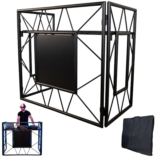 DJ Stand Booth | DJ Stand-Tisch | tragbarer DJ Stand für die ultimative Party | Faltbare DJ Tables | optimale Tischfläche für All Dein DJ Equipment