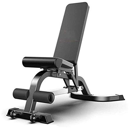 Xiaoxu Banc de Musculation Plat réglable à 90 °, chaises de Gymnastique Multifonctions, équipement de Fitness réglable, Banc Professionnel, Tabouret de Presse, Charge 661 LB