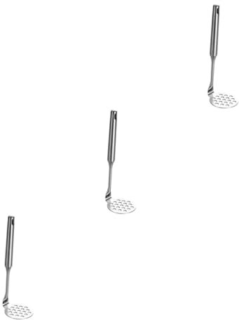 Amosfun 3pcs Potato Ricer Stainless Steel Fruit Masher Vegetable Masher for Puree