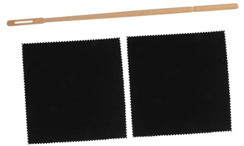TOGEVAL Flötenreinigungsset Effektive Innenreinigung mit Reinigungsstab und Reinigungstuch aus Gewebe als Geschenk zu Weihnachten für Querflöten