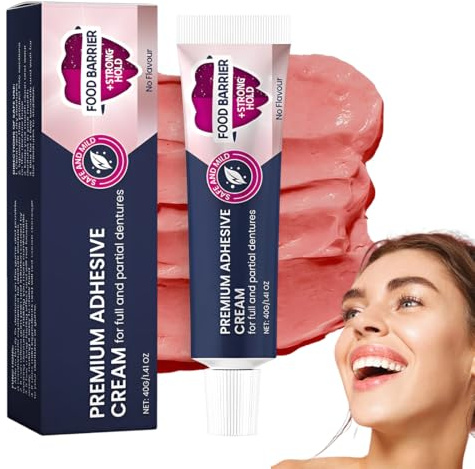 YULZAK Denture adhesives Denture glue Thermoplastic Denture Adhesive,Extra Strong Hold Up to 4 Days, Comfortable Refit, Long Lasting, Acts as Soft Reliner