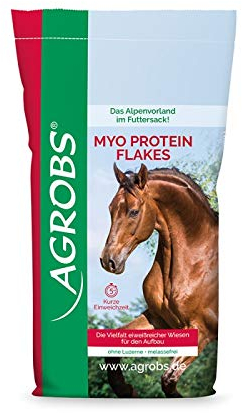 Agrobs MYO Protein-Flocken Einzelfuttermittel für Pferde, 20 kg