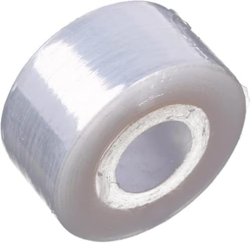 OXFUZZ Nastro elastico per innesto da giardino, biodegradabile, per piante, alberi da frutto, trasparente, 3 cm x 120 m