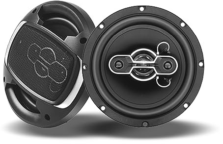 TUMAN Pro 6.5'' Car Speakers, 500 Watt Max 4-Way Coaxial Car Audio Speaker, Professional Car Door Speakers, Sound Stereo and no Distortion, Mylar Tweeter Truck Speakers (1 Pair)