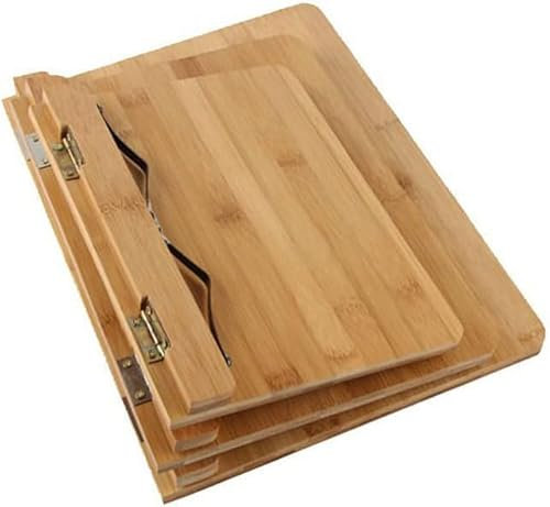 CLoxks Holz-Buchständer, Schreibtisch-Display-Halter, Heimbüro, Aufbewahrung, Rezepte, Tablets, Lehrbücher, Regal, verstellbares Leseregal, Buchständer