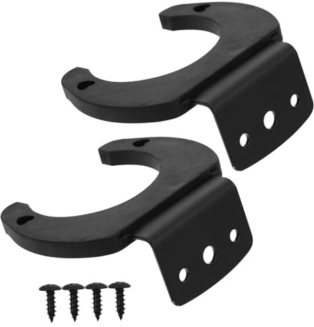 Abaodam 6pcs Microphone Hook Wall Mount Mic Stand for Wireless Microphone Recording Clamp