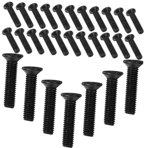 Cabilock 50pezzi Filettate Per Adattatore Mandrino Per Trapano Fissaggio in Acciaio Per Trapano Elettrico Testa Piatta Kit Per