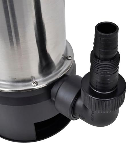 Bomba sumergible para aguas residuales, 1100 W, 16500 l/h, bomba de alto rendimiento para jardín, piscina y obra, resistente y potente, ideal para drenaje rápido
