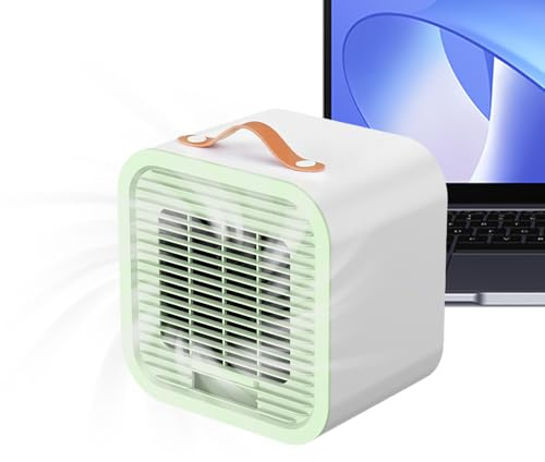 Ventilador de aire acondicionado, ventilador de CA, ventilador de refrigeración de agua con hielo, ventilador de aire acondicionado personal, enfriador recargable de 3 velocidades para dormitorio