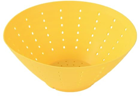 per la frutta – gadget da cucina pieghevole in silicone | per lavare frutta con colino | colino per insalata pasta noodle preparazione cibo aglio casa appartamento ristorante
