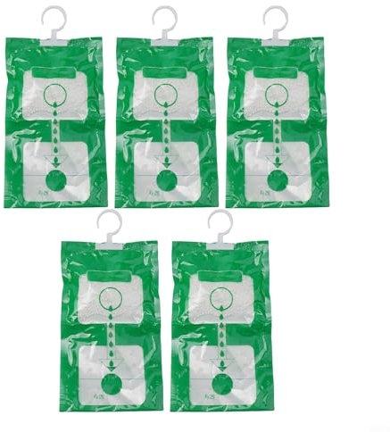 Closet Feuchtigkeitsabsorbierbeutel, effiziente Entfeuchtung für frische Kleidung (5 Stück)