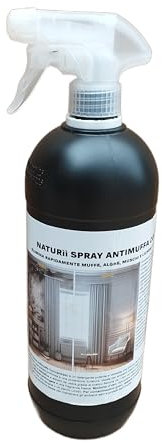Naturìì Spray Antimuffa formula CONCENTRATA Elimina Muffe, Alghe, Muschi e Licheni Uso Interno ed Esterno da 1L