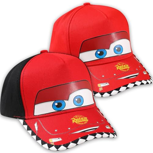 MIFKLMV 2 Pezzi Berretto da Baseball per Bambini Cars Cappellini Berretto da Baseball Estivo Cappellino Visiera Regolabile per Ragazzi e Ragazze per Sport Vacanza Spiaggia All'aperto-B