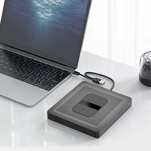 Lovskoo Lecteur CD DVD externe USB 3.0 de type C pour ordinateur portable - Lecteur DVD portable universel pour ordinateur portable - Lecteur CD/DVD USB - Support externe USB WIN7/WIN8/AWIN10/WIN11/XP