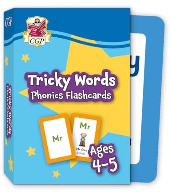 Tricky Words Phonics Flashcards for Ages 4-5 (Reception) (CGP Reception Activity Books and Cards)