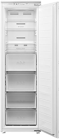 Cookology CITDFRZ177 Tall Built-in Integrated Freezer in White - 54.5cm Width - 212 Litre Capacity - Practical Reversible Door - 3 Large Freezer Drawers - 4 Star Rating