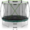 KINETIC SPORTS Trampolin Federlos-Design 'Bungee Safety Elite' Ø 244/305/366 cm - AirMAXX Sprungtuch-Technologie, Ultraleise, Outdoor Gartentrampolin für Kinder & Erwachsene