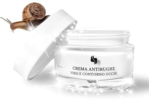 Anti-Falten-Creme für Herren, Hyaluronsäure, verjüngend, mit Schneckenschleim für die Augenpartie. Feuchtigkeitsspendende Gesichtscreme für Damen und Herren, Anti-Falten. Lifting-Effekt mit Aloe Vera