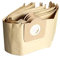 5x pezzi Sacchetti Aspirapolvere, Universali Sacchetto Filtro in Carta Sacco per Karcher WD3 WD2, compatibile con WD6 WD5 WD4, MV3 MV2, A2204 A2534. Carta kraft 100% riciclata e compostabile