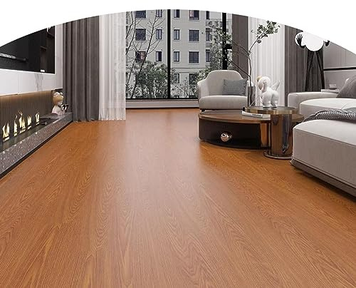 HCZION 90×15cm Piso De Grano Madera Piso De Vinilo Autoadhesivo Impermeable/Resistente Al Desgaste Pelar Y Pegar Piso Vinilo Extraíble Baldosa Adhesiva Dormitorio (Color : 10, Size : 7 Planks)