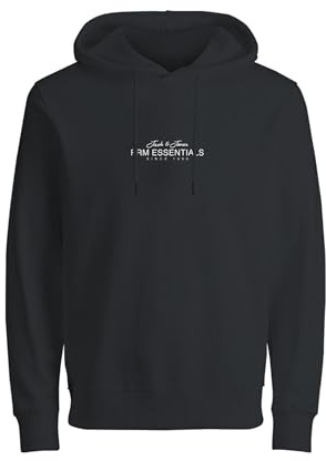JACK & JONES Jprblacasper FST Sweat à Capuche pour Homme, Noir, L