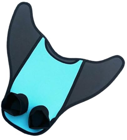 Mermaid Swimming Fins Set for Adults and Children, Short Monofin Training Fins for Snorkelling, Diving & Swimming Training, Lightweight Diving Fins with Comfort System, Carry Bag