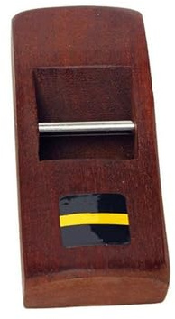 Vaguelly Cepillo de Carpintero Manual Mini para Carpintería Cuerpo de Plástico y Metal, Herramienta Afilada Trabajar Placas de Madera y Yeso en Proyectos DIY