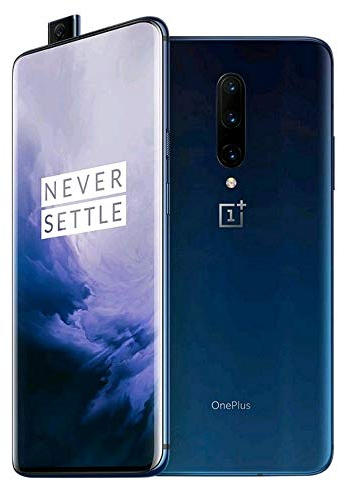 OnePlus 7 Pro Smartphone Nebula Blau (16, 9 cm) AMOLED Display 12 GB RAM + 256 GB Speicher, Triple Kamera (48 MP) Pop-Up Kamera (16 MP) – Dual SIM Handy