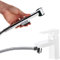Ibergrif M22020 Handheld Bidet Sprayer, Toilet Shattaf Shower, Toilet Bidet Attachment with Hose and Holder, Sink Shower Head Faucet Diverter, Stainless Steel