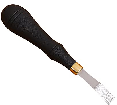 1 x 3/4/5/10 mm grobe Feile, Leder-Werkzeug, Lederkantenbehandlung, Lederoberfläche, Polieren, raue Feile, Messer, Leder, DIY-Werkzeug (1 x 10 mm)