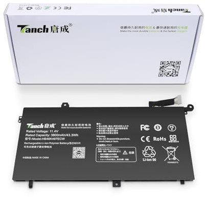 Batería para ordenador portátil HB46K497ECW para Huawei MateBook D Matebook D15 MATEBOOKD MRC-W00 Matebook PL-W19 11,4 V 3700 mAh/42,2 Wh