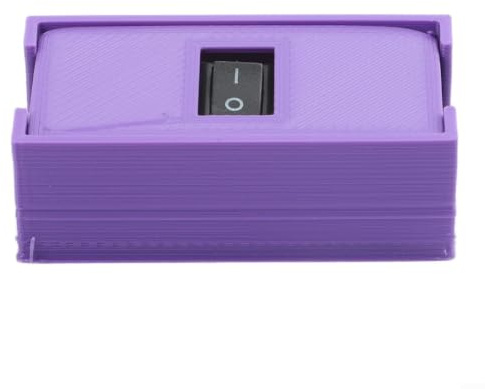 BildeeMait Connettore RJ11 per telefono, fax, ADSL, modem, in ABS, viola, con interruttore on/off, per suonare silenziosamente e disabilitare Internet