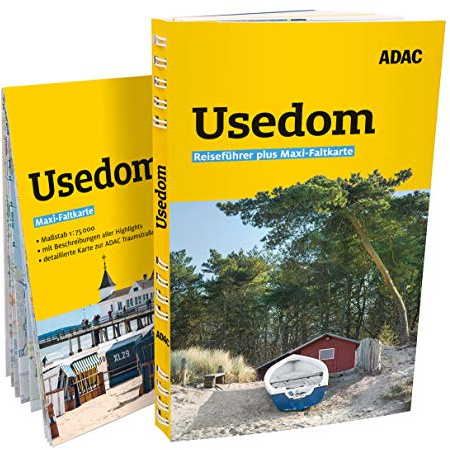 ADAC Reiseführer plus Usedom: Mit Maxi-Faltkarte und praktischer Spiralbindung