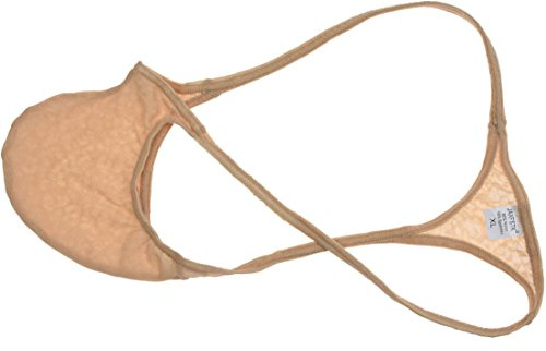 OROCOJUCO Men's Jacquard Thong String Micro Bikini Mini T-Back Sexy Pouch Underwear M Flesh