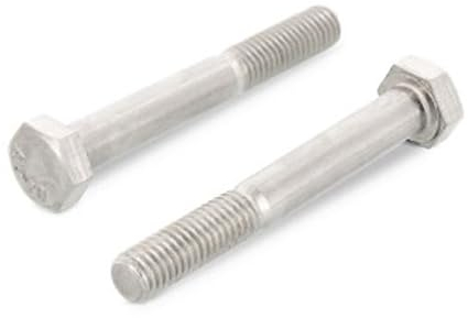 Sechskantschrauben M10X110 6 Stück Edelstahl A2 / V2A rostfrei Sechskantschrauben mit Schaft DIN 931 / ISO 4014, Maschinenschraube