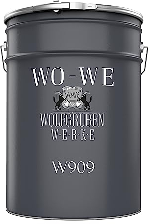 WO-WE Metallschutzlack 4in1 Metalllack Metallfarbe Metallschutzfarbe MATT W909 Anthrazitgrau - 2.5L