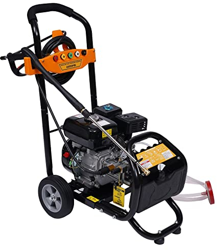 Hochdruckreiniger Pressure Washer Hochdruck Benzinreiniger | Vielseitige Reinigung | 7,5 PS Leistung | 2200 PSI Druck