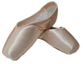 Etoile Fouette 0501 Scarpe da Punta per Grishko Sport Ballo Punte Danza Classica Nastri Elastici Ballerina Relax Scarpette Saggio Allenamento Fitness Palestra (Rosa Suola H, 5.5)