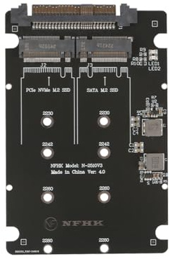 Sarini SFF-8639 NVMe U.2 till M.2 M-Key SATA PCIe SSD-adapter Kompatibel med SSD 750 P3600 P3700 för förbättrad lagringsflexibilitet