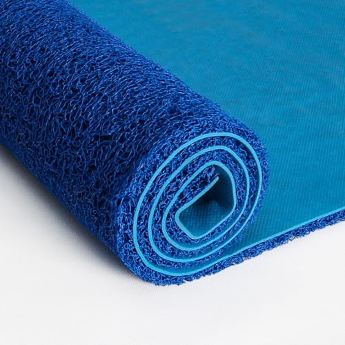 Tapis Anti-Bruit Anti-Goutte pour Climatiseur Toit Auvent Extérieur Coussin D'Isolation Phonique Isolant Thermique Acoustique pour Réduire le Bruit des Gouttes de Pluie(Bleu,1.8x5 m/5.9x16.4 ft)
